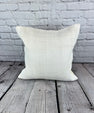 20 x 20 Hemp Pillow Turkish Cushion Natural Grayish White Pillow Cushion Cover #6551