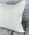 20 x 20 Hemp Pillow Turkish Cushion Natural Grayish White Pillow Cushion Cover #6551