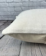 20 x 20 Hemp Pillow Turkish Cushion Natural Grayish White Pillow Cushion Cover #6551