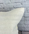 20 x 20 Hemp Pillow Turkish Cushion Natural Grayish White Pillow Cushion Cover #6552