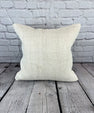 20 x 20 Hemp Pillow Turkish Cushion Natural Grayish White Pillow Cushion Cover #6553