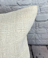 20 x 20 Hemp Pillow Turkish Cushion Natural Grayish White Pillow Cushion Cover #6553