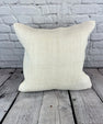 20 x 20 Hemp Pillow Turkish Cushion Natural Grayish White Pillow Cushion Cover #6556