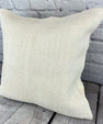 20 x 20 Hemp Pillow Turkish Cushion Natural Grayish White Pillow Cushion Cover #6556