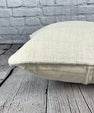 20 x 20 Hemp Pillow Turkish Cushion Natural Grayish White Pillow Cushion Cover #6556