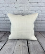 20 x 20 Hemp Pillow Turkish Cushion Natural Grayish White Pillow Cushion Cover #6502