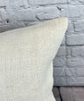 20 x 20 Hemp Pillow Turkish Cushion Natural Grayish White Pillow Cushion Cover #6502