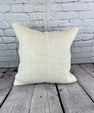 20 x 20 Hemp Pillow Turkish Cushion Natural Grayish White Pillow Cushion Cover #6504