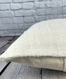 20 x 20 Hemp Pillow Turkish Cushion Natural Grayish White Pillow Cushion Cover #6505