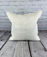 20 x 20 Hemp Pillow Turkish Cushion Natural Grayish White Pillow Cushion Cover #6508
