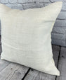 20 x 20 Hemp Pillow Turkish Cushion Natural Grayish White Pillow Cushion Cover #6510
