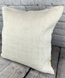 20 x 20 Hemp Pillow Turkish Cushion Natural Grayish White Pillow Cushion Cover #6605