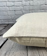 20 x 20 Hemp Pillow Turkish Cushion Natural Grayish White Pillow Cushion Cover #6605