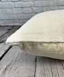 20 x 20 Hemp Pillow Turkish Cushion Natural Grayish White Pillow Cushion Cover #6606