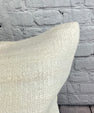20 x 20 Hemp Pillow Turkish Cushion Natural Grayish White Pillow Cushion Cover #6607