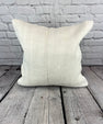 20 x 20 Hemp Pillow Turkish Cushion Natural Grayish White Pillow Cushion Cover #6610