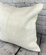 20 x 20 Hemp Pillow Turkish Cushion Natural Grayish White Pillow Cushion Cover #6610