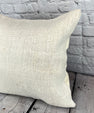20 x 20 Hemp Pillow Turkish Cushion Natural Grayish White Pillow Cushion Cover #6557