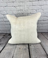 20 x 20 Hemp Pillow Turkish Cushion Natural Grayish White Pillow Cushion Cover #6558
