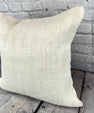 20 x 20 Hemp Pillow Turkish Cushion Natural Grayish White Pillow Cushion Cover #6558