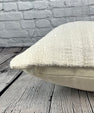 20 x 20 Hemp Pillow Turkish Cushion Natural Grayish White Pillow Cushion Cover #6558