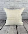 20 x 20 Hemp Pillow Turkish Cushion Natural Grayish White Pillow Cushion Cover #6560