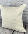 20 x 20 Hemp Pillow Turkish Cushion Natural Grayish White Pillow Cushion Cover #6560