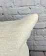 20 x 20 Hemp Pillow Turkish Cushion Natural Grayish White Pillow Cushion Cover #6560