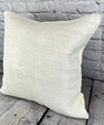 20 x 20 Hemp Pillow Turkish Cushion Natural Grayish White Pillow Cushion Cover #6603