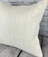 20 x 20 Hemp Pillow Turkish Cushion Natural Grayish White Pillow Cushion Cover #6581