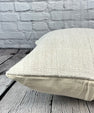 20 x 20 Hemp Pillow Turkish Cushion Natural Grayish White Pillow Cushion Cover #6581