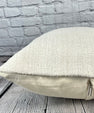20 x 20 Hemp Pillow Turkish Cushion Natural Grayish White Pillow Cushion Cover #6563