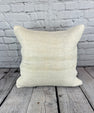 20 x 20 Hemp Pillow Turkish Cushion Natural Grayish White Pillow Cushion Cover #6567