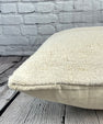 20 x 20 Hemp Pillow Turkish Cushion Natural Grayish White Pillow Cushion Cover #6567