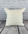 20 x 20 Hemp Pillow Turkish Cushion Natural Grayish White Pillow Cushion Cover #6568