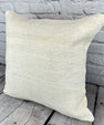 20 x 20 Hemp Pillow Turkish Cushion Natural Grayish White Pillow Cushion Cover #6568