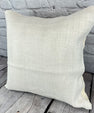 20 x 20 Hemp Pillow Turkish Cushion Natural Grayish White Pillow Cushion Cover #6573