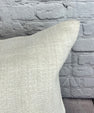 20 x 20 Hemp Pillow Turkish Cushion Natural Grayish White Pillow Cushion Cover #6573