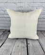 20 x 20 Hemp Pillow Turkish Cushion Natural Grayish White Pillow Cushion Cover #6574