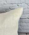 20 x 20 Hemp Pillow Turkish Cushion Natural Grayish White Pillow Cushion Cover #6574