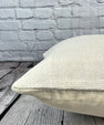 20 x 20 Hemp Pillow Turkish Cushion Natural Grayish White Pillow Cushion Cover #6574