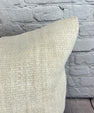 20 x 20 Hemp Pillow Turkish Cushion Natural Grayish White Pillow Cushion Cover #6575