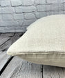 20 x 20 Hemp Pillow Turkish Cushion Natural Grayish White Pillow Cushion Cover #6575