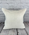 20 x 20 Hemp Pillow Turkish Cushion Natural Grayish White Pillow Cushion Cover #6586