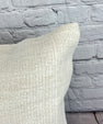 20 x 20 Hemp Pillow Turkish Cushion Natural Grayish White Pillow Cushion Cover #6590