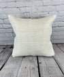 20 x 20 Hemp Pillow Turkish Cushion Natural Grayish White Pillow Cushion Cover #6592