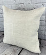 20 x 20 Hemp Pillow Turkish Cushion Natural Grayish White Pillow Cushion Cover #6592