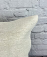 20 x 20 Hemp Pillow Turkish Cushion Natural Grayish White Pillow Cushion Cover #6592