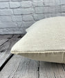 20 x 20 Hemp Pillow Turkish Cushion Natural Grayish White Pillow Cushion Cover #6592