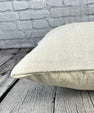 20 x 20 Hemp Pillow Turkish Cushion Natural Grayish White Pillow Cushion Cover #6591